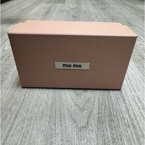Miu Miu Pink Box, Velvet Case and Cloth